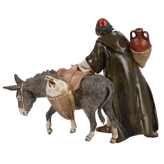 Viandante con asino serie 13 cm Landi Moranduzzo