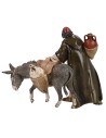 Caminante con burro serie 13 cm Landi Moranduzzo Mundo Pesebre