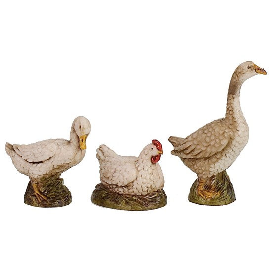 Set 6 farm animals series Landi cm 12-13