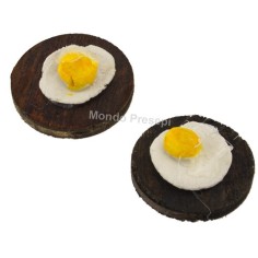 Set of 2 cutting boards with eggs