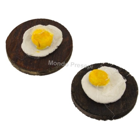 Juego de 2 tablas de cortar con huevos Mundo Pesebres