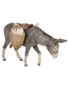 Donkey with saddle and bags series 13 cm Landi Moranduzzo