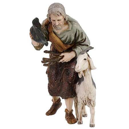 Conjunto de 6 pastores de 13 cm Landi Moranduzzo, pastor, estatuas