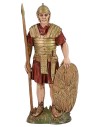 Soldier with spear and shield 12 cm Landi Moranduzzo