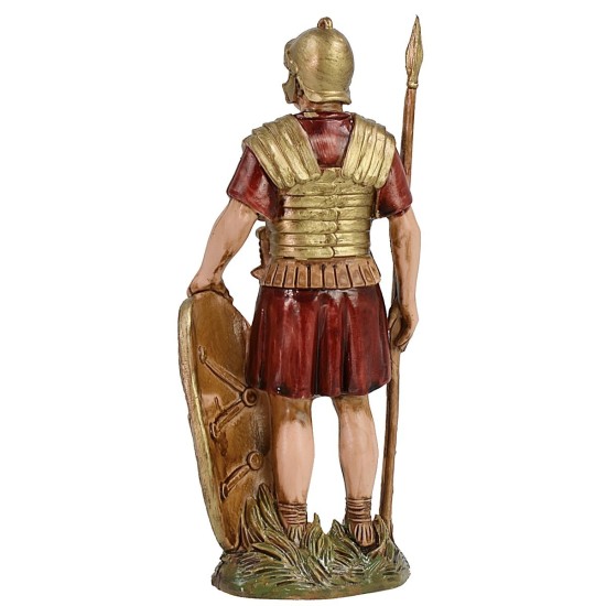 Soldier with spear and shield 12 cm Landi Moranduzzo