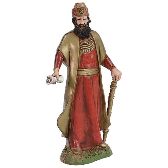 Conjunto de 2 soldados y Rey Herodes 12 cm Landi Moranduzzo