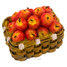 Cesta cm 4 Manzanas Mundo Belenes 2