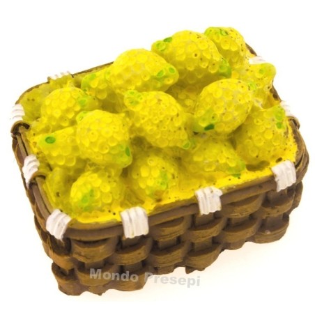 Cesto cm 4 Limoni Mondo Presepi