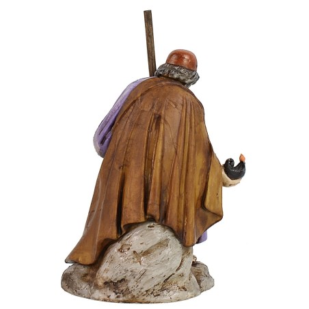 Natività S. Giuseppe seduto e Maria sdraiata 13 cm Landi