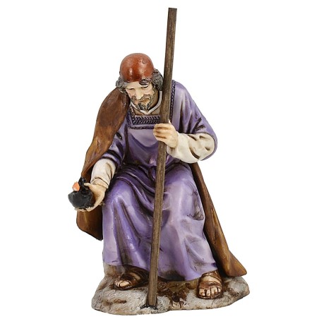 San Giuseppe seduto serie 13 cm Landi Moranduzzo Mondo Presepi