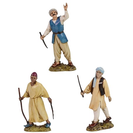 Set 3 cammellieri 12 cm Landi Moranduzzo Mondo Presepi