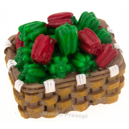 Basket 4 cm Peppers