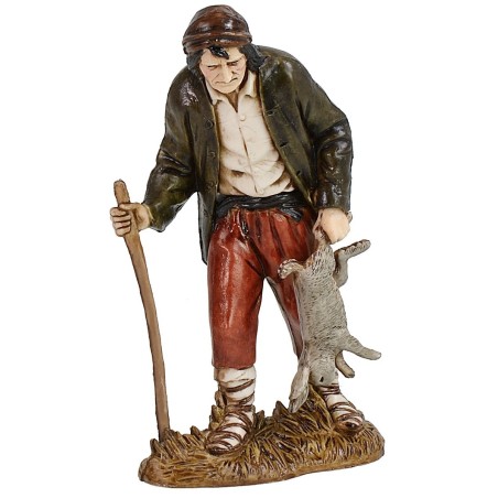 Set 4 personaggi Napoletani 12 cm Landi Moranduzzo