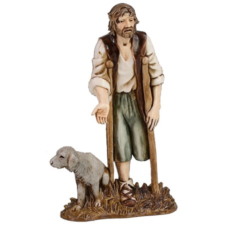 Set 4 personaggi Napoletani 12 cm Landi Moranduzzo Mondo Presepi