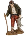 Contadino con lepre 12 cm Landi Moranduzzo