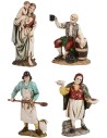 Set 4 statue 12 cm Landi Moranduzzo