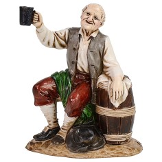 Uomo che beve serie 12 cm Landi Moranduzzo