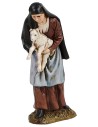 Donna con agnello 12 cm Landi Moranduzzo Mondo Presepi