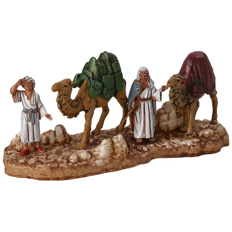 Scene with camels and camel drivers series 6 cm Landi Moranduzzo