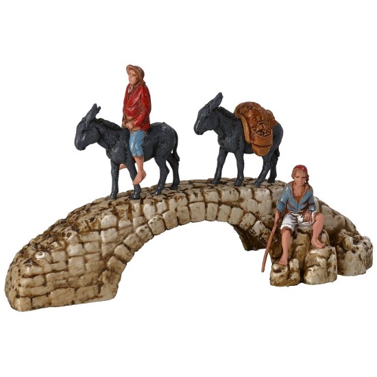 Escena con puente serie 6 cm Landi Moranduzzo Mundo Belenes