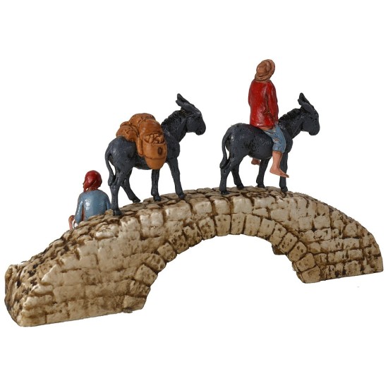 Escena con puente serie 6 cm Landi Moranduzzo Mundo Belenes