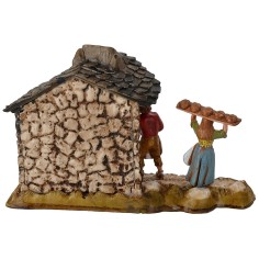 Horno con mujer serie 6 cm Landi Moranduzzo Mundo Pesebre 2