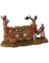 Greengrocer with woman 6 cm series Landi Moranduzzo
