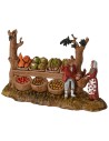 Greengrocer with woman 6 cm series Landi Moranduzzo