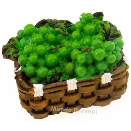 Basket cm 4 Yellow grapes