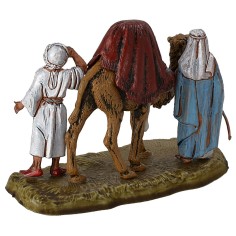Group of camel drivers on their way 6 cm series Landi Moranduzzo 2