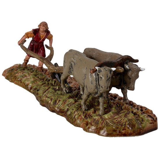 Contadino con aratro serie 6 cm Landi Moranduzzo