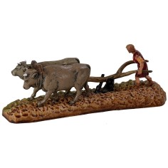 Contadino con aratro serie 6 cm Landi Moranduzzo 2