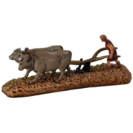 Contadino con aratro serie 6 cm Landi Moranduzzo