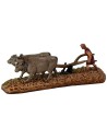 Contadino con aratro serie 6 cm Landi Moranduzzo Mondo Presepi