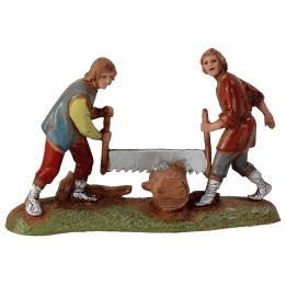 Scene woodcutter series 6 cm Landi Moranduzzo
