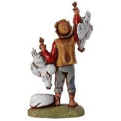 Seller of chickens and eggs series 6 cm Landi Moranduzzo 2