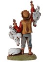 Seller of chickens and eggs series 6 cm Landi Moranduzzo