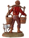Joven aguador con perro serie 6 cm Landi Moranduzzo