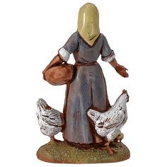 Contadina con polli serie 6 cm Landi Moranduzzo 2