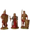 Re Herodes con 2 soldados romanos serie 6 cm Landi Moranduzzo