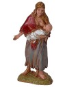 Set de 6 sujetos Napolitanos estatuas de 6 cm para pesebre