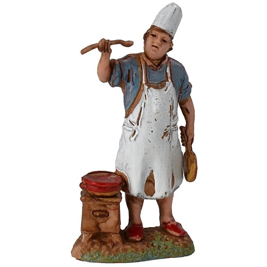 Set de 6 sujetos Napolitanos estatuas de 6 cm para pesebre