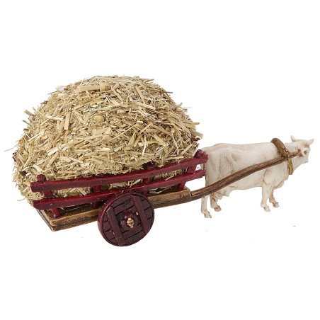 Carro con paglia serie Landi Mondo Presepi