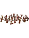 Set de 24 estatuas Landi Moranduzzo serie 6 cm Figuritas para