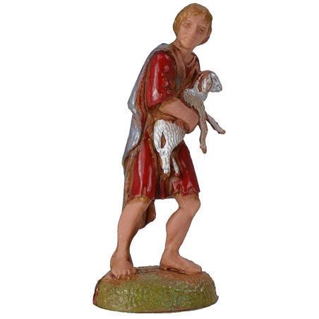 Hombre con cordero en brazos serie 6 cm Landi Moranduzzo