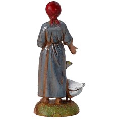 Donna con oca serie 6 cm Landi Moranduzzo Mondo Presepi 2