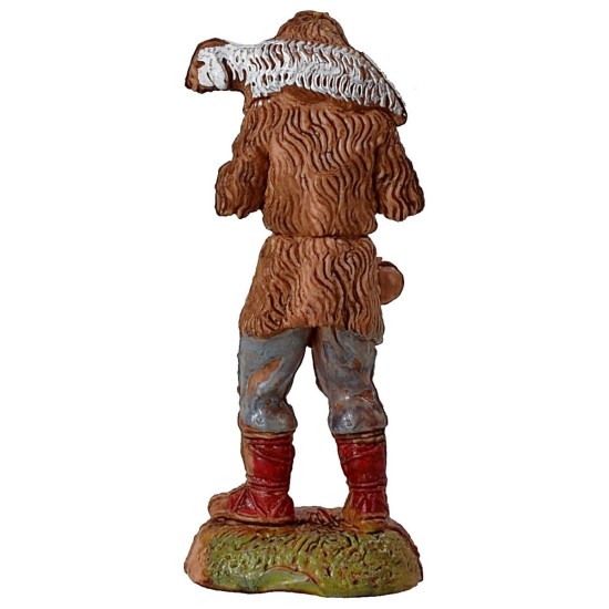 Shepherd with kid on shoulders 6 cm series Landi Moranduzzo