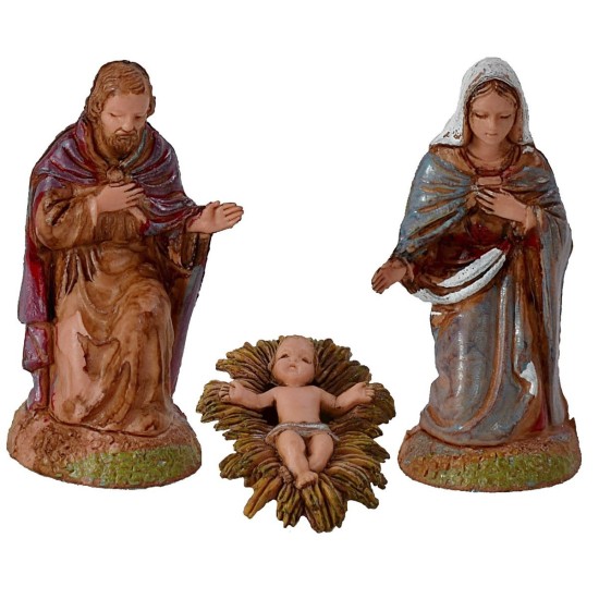 Natività 3 pz serie 6 cm Landi Moranduzzo Mondo Presepi