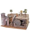 Pesebre de Pascua de 50x49x25 cm de altura completo con