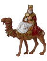 Tres Reyes Magos en camello serie 6 cm Landi Moranduzzo Mondo Presepi